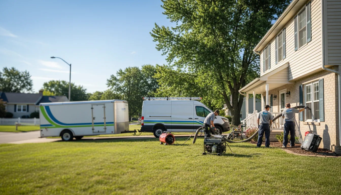 Flooded Basement Restoration And Cleanup With Repair in Davey, NE near me